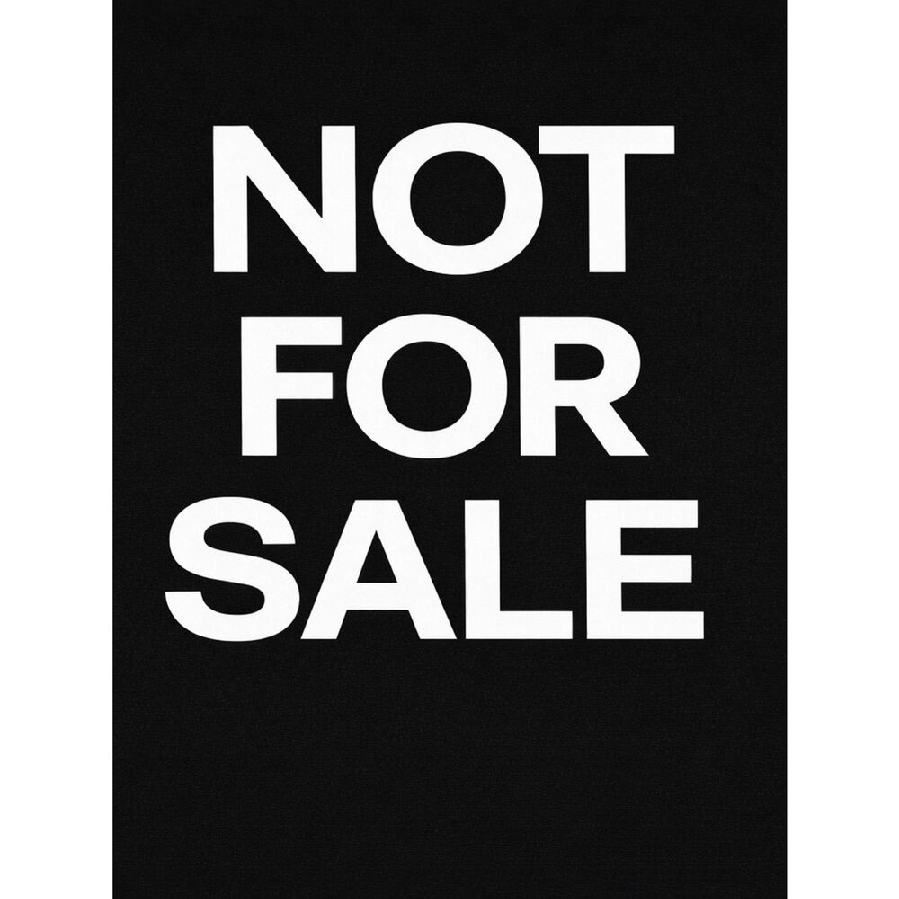 Not For Sale